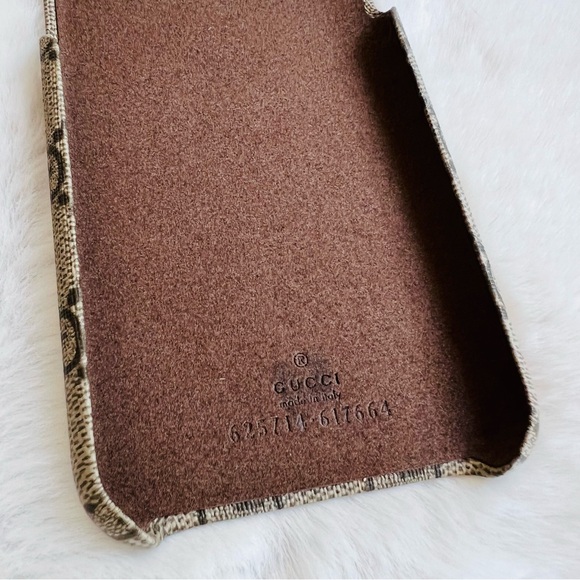 Gucci iphone 11 pro max cover case Brand New logo w/ box tags pristine Ophidia - Picture 9 of 16